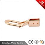 High quality Light Gold 63.21*8.47mm metal parts for bag accessries