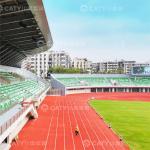IAAF UV-Resistant Rubber Athletic Track for Athletic Fields Stadiums Centers