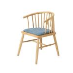 Modern Design Dining Room Furniture Backrest Armrest Wood Dining Chair in