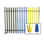 Outdoor Green Galvanised Palisade Fencing Height 1.5m-2.8m