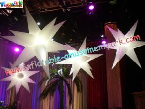 China Inflatable Star Decoration with led light or common light (white color) for Exhibition on sale