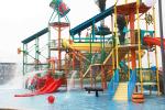 Outdoor Aqua Playground Water House Structures , Water Park Equipment OEM