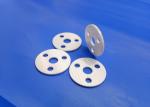 Refractory Heat Resistant Zirconia Ceramic Parts Solenoid Spacer , Custom
