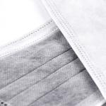 Gray Color 3 Ply Non Woven Face Mask Anti Pollution High Efficiency