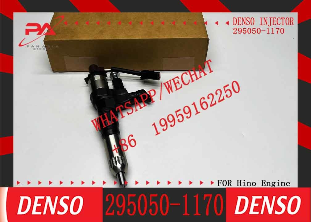 Diesel engine common rail fuel injector 295050-1170 095000-6750 095000-6753 23670-E0030 23670-E0031 for hino