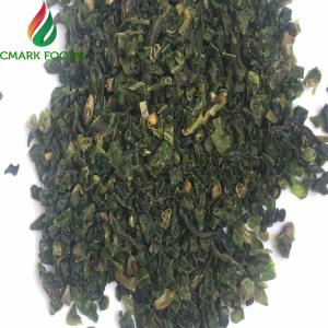 China Food Grade Air Dried Vegetables Dehydrated Cross Cut Green Beans 5*5mm GMO Free on sale