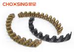 3.4mm Zinc Plating Zig Zag Chair Springs , Upholstery Tension Springs Silver 20"