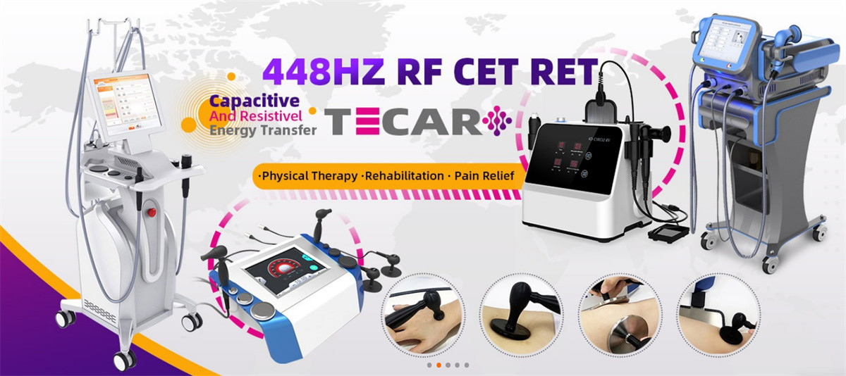 Monopolar RF Cet Face Lifting Ret Body Contouring 448kHz Tecar Machine