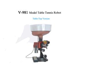 Wholesale Simple Automatic Table Tennis Robot Black &amp; Red Easy To Carry from china suppliers
