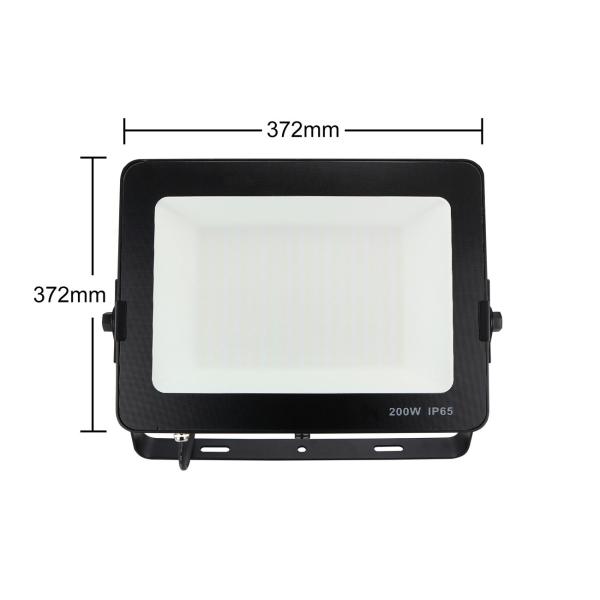 90lm/W Glass Lens Outdoor LED Flood Lights Rgb Sportlights Automatic Cleaning