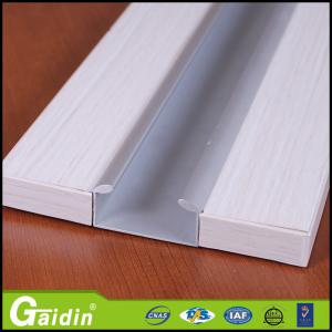 China foggy silver kitchen cabinet drawer edge aluminum profile handle on sale