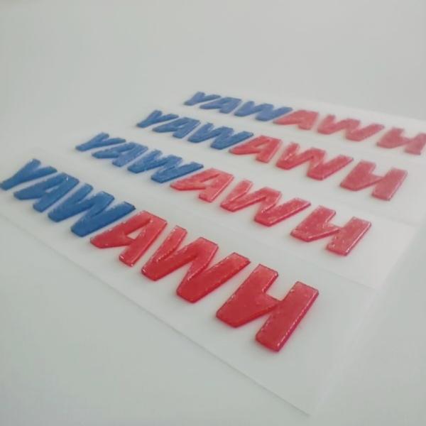 Thick Rubber Heat Press T Shirt Labels Hot Melt Adhesive Heat Transfer Labels