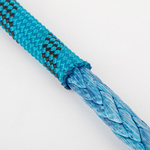 White 12mm YLY Yacht Sailing Braided Polyester UHMWPE Rope for Nautical
