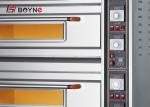 Electric Double Deck Four Trays Industrial Baking Oven