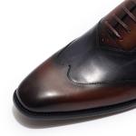 OEM Formal Men's Dress Shoes Low Heel Mens Goodyear Welted Shoes