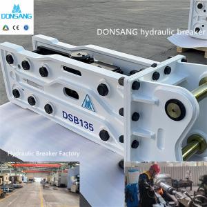 Wholesale 20 Tons Excavator Hydraulic Breaker Hammer 140mm Wide Chisel Box Type Rock Hammer from china suppliers
