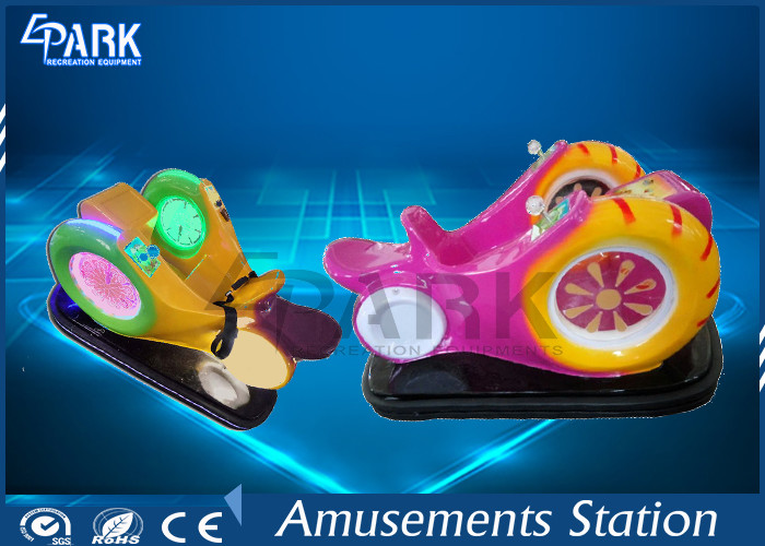 Coin Operated Kids Bumper Car High Elastic Bumper Strip 2 Player Colorful Lights