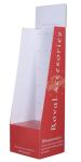 300g CCNB Cardboard Hook Display Stands Embossed Advertising
