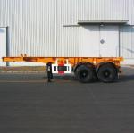 20FT Heavy Duty Skeleton Semi Truck Trailers With BPW Axle 12t And Air Bag