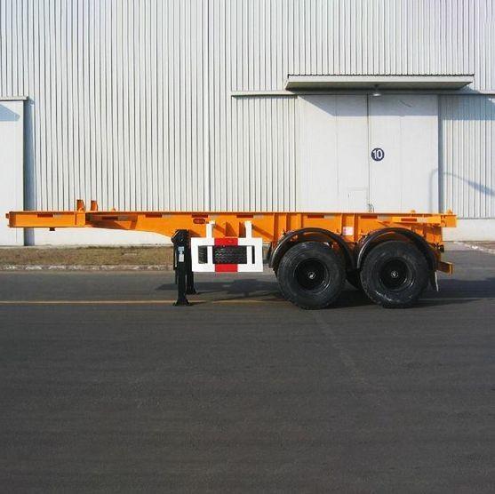 20FT Heavy Duty Skeleton Semi Truck Trailers With BPW Axle 12t And Air Bag