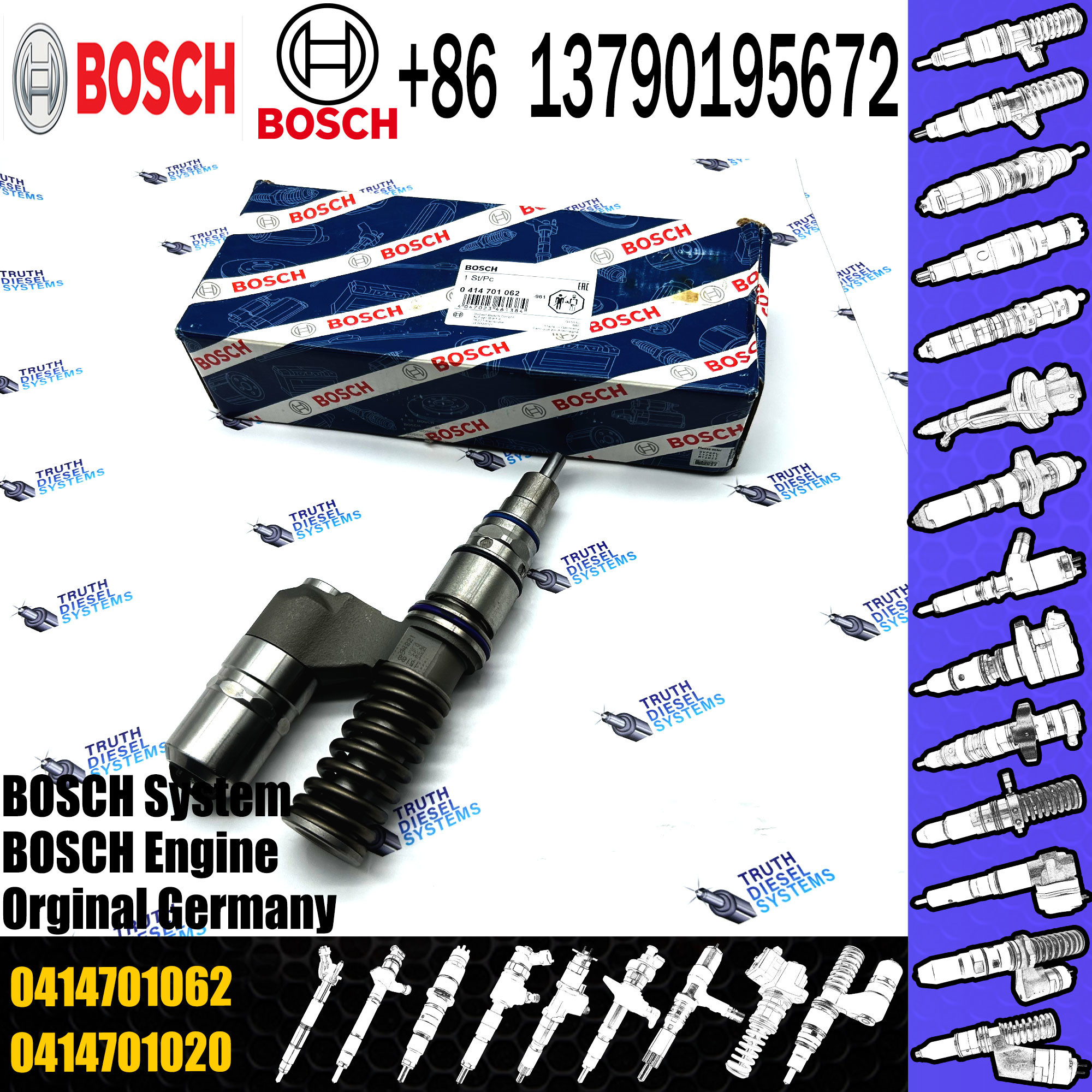 Fuel Injector Overhaul Repair Kits Injector 0414701037 0414701062 0414701039 0414701063 0414701086