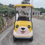 Eco Friendly Electric Cartoon Buggy Cart With 48V Trojan Battery For Amusement