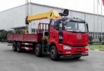 4 Axles 8x4 Truck Mounted Crane , 12 Ton Hydraulic Truck Crane