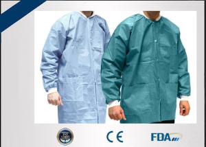 Wholesale Lightweight Disposable Non Woven Lab Coat For Clinical Medical Students from china suppliers