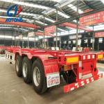 - 40ft Skeleton Container Semi Trailer Chassis Truck Trailer for Your Requiremen