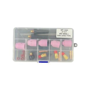 Wholesale Pink UPPERWELD 27PCS TIG Welding Torch Accessories 53N Series Ceramic Nozzle TIG Spare Parts Include Gas Lens from china suppliers