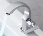 Low Arc Stainless Steel Single Cold Water Basin Tap 1.2GPM