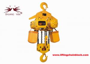 China 10 Ton Electric Chain Hoisting System Hook Type 3-30M Lift Height 220V-440V on sale