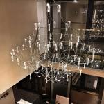 Modern Crystal Ceiling Chandelier Lighting Stainless Steel Fireflies Pendant