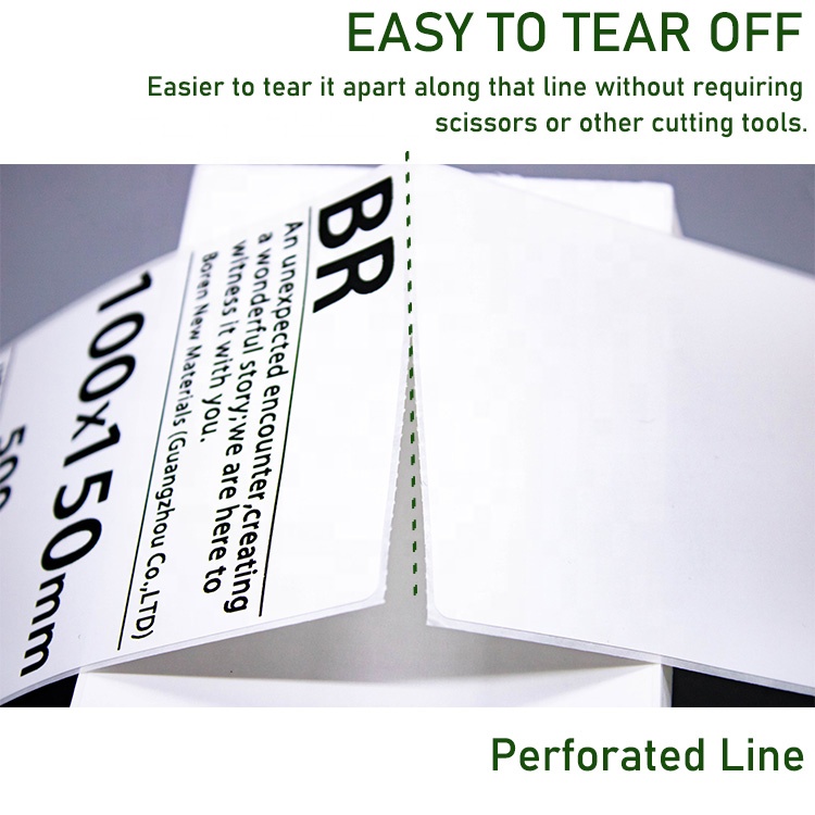 Industrial Logistics Express Paper 100x150 Size Logistics Sheet for Packaging Labels