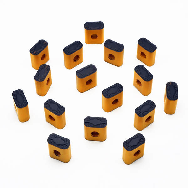 Cast And Forged Steel Chip Breaker Inserts Tungsten Carbide for railway wheels