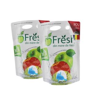 Wholesale Gravure Printing Reusable Drink Pouch , Heat Seal Liquid Stand Up Pouch from china suppliers