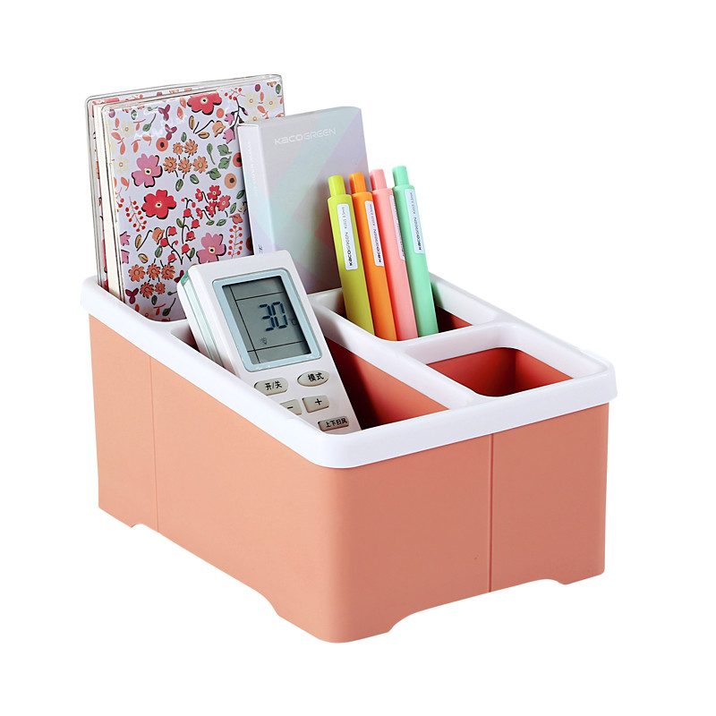 Household Desktop Plastic Stationery Organiser For Notebook