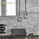 Hotel Bedroom Led Glass Pendant Light Post Modern Luxury Hanging