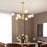 Globe Glass Chandeliers Lights Nordic Spotlight Modern Chandelier Light(WH-MI