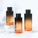 100ml 120ml 150ml Flat Shoulder Scrub Body Lotion Glass Bottle Flat Top Frosted