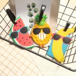 Fruit Luggage Straps Suitcase Tags Set Travel Adjustable Suitcase Belt Silicone