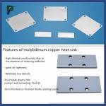 MoCu20 MoCu30 MoCu50 MoCu40 Copper Molybdenum Alloy For Heat Sink Fins 160 - 180