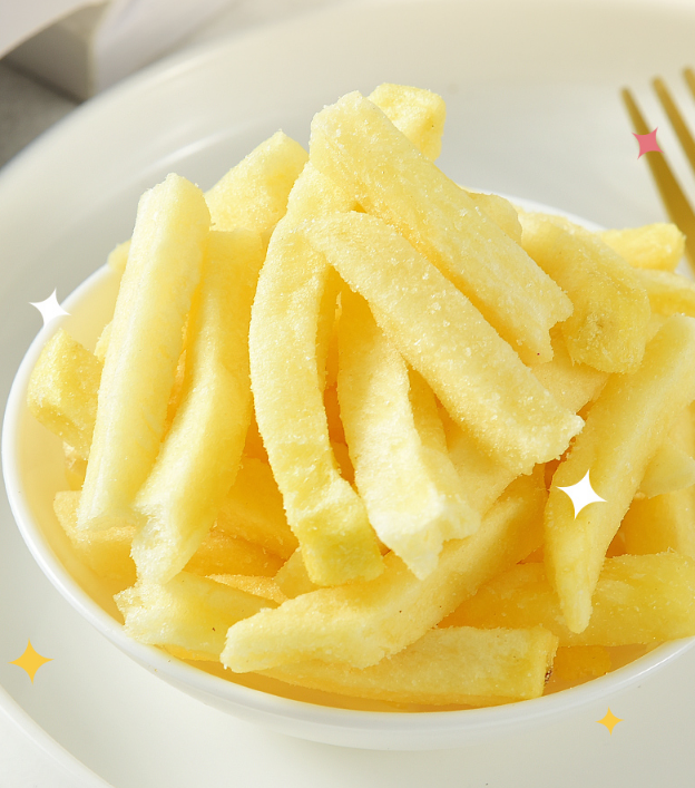 Hot Sale French Fries Dehydrated Dried Vegetables Vacuum Fried Crisp Potato Strips Snack
