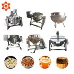 Energy Saving Meat Cooking Machine Multifunction Oil Jacketed Cooking Pot