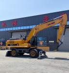 SHANZHONG 21ton Wheel Excavator SZL215 Hydraulic Digger