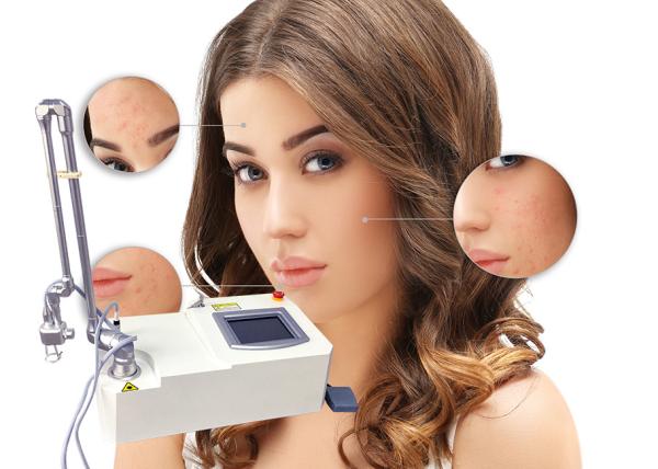 Air Cooling CO2 Fractional Laser Machine 10600nm Wavelength Portable Acne