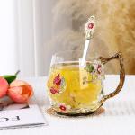 Birthday Gifts Tea Party Cups And Saucers Set With Spoon