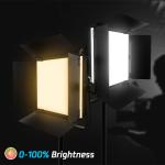 50000LM Metal RGB LED Studio Lights 2800k Tv Stage Film Shooting Photography