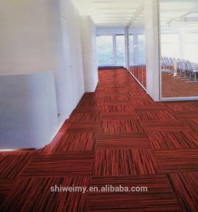 Wholesale Chine made multi level loop striped Nylon carpet tile from china suppliers