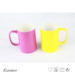 Shiny Color Bone China Mugs , Modern Style 13oz Porcelain China Tea Cups